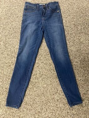 Madewell Blue Skinny Jeans